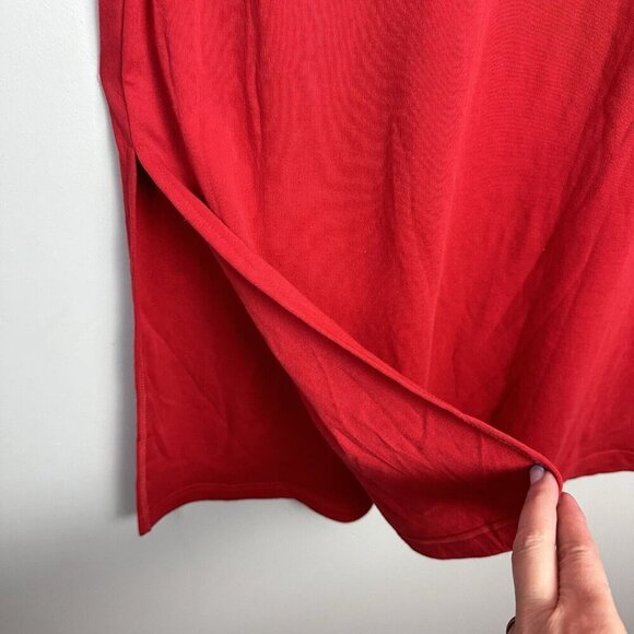 Carolina Colours Plus 16W Stretch Jersey Short Sleeve V- Neck Maxi T Shirt Dress - Picture 4 of 8